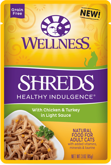 Wellness Healthy Indulgence Shreds Chicken & Turkey